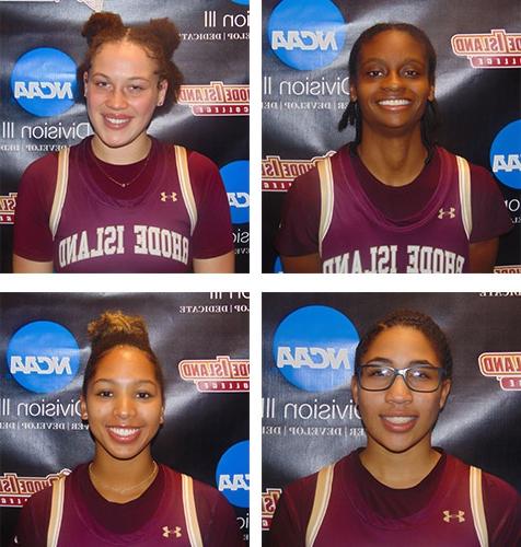 From top left clockwise: Sophia Guerrier, Izzy Booth, Olivia Middleton and Jeniyah Jones